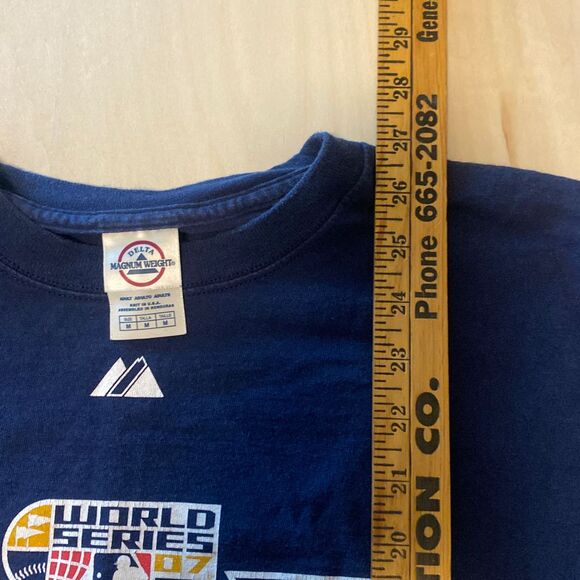 2007 Boston Red Sox Delta T-Shirt ALCS Champions blue short sleeve - Picture 3 of 7